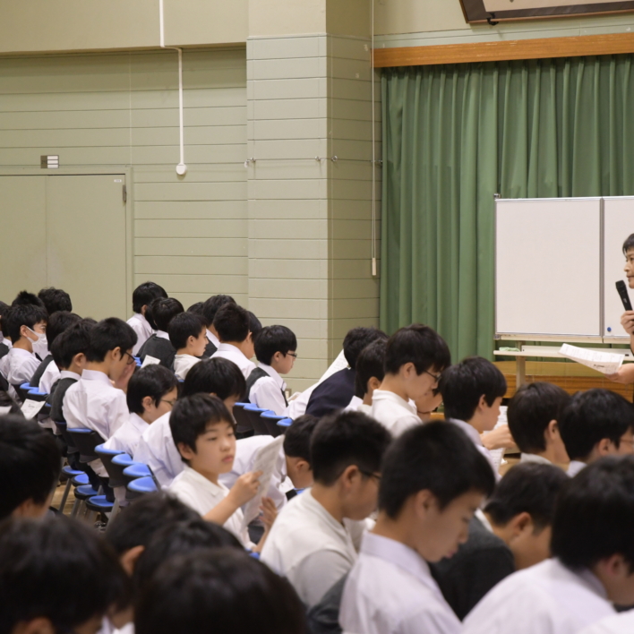 性教育講演会（中学一年）