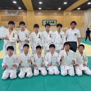 中学第一ブロック大会（中学柔道部）