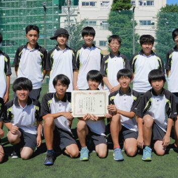 第1ブロック予選（中学庭球部）