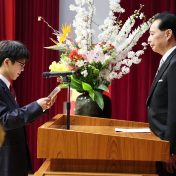 令和8年度入学式(中一)